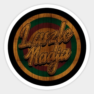 Circle Retro Laszlo Nadja Sticker